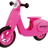 Houten Loopfiets Simply - Roze bij GrappigSpul