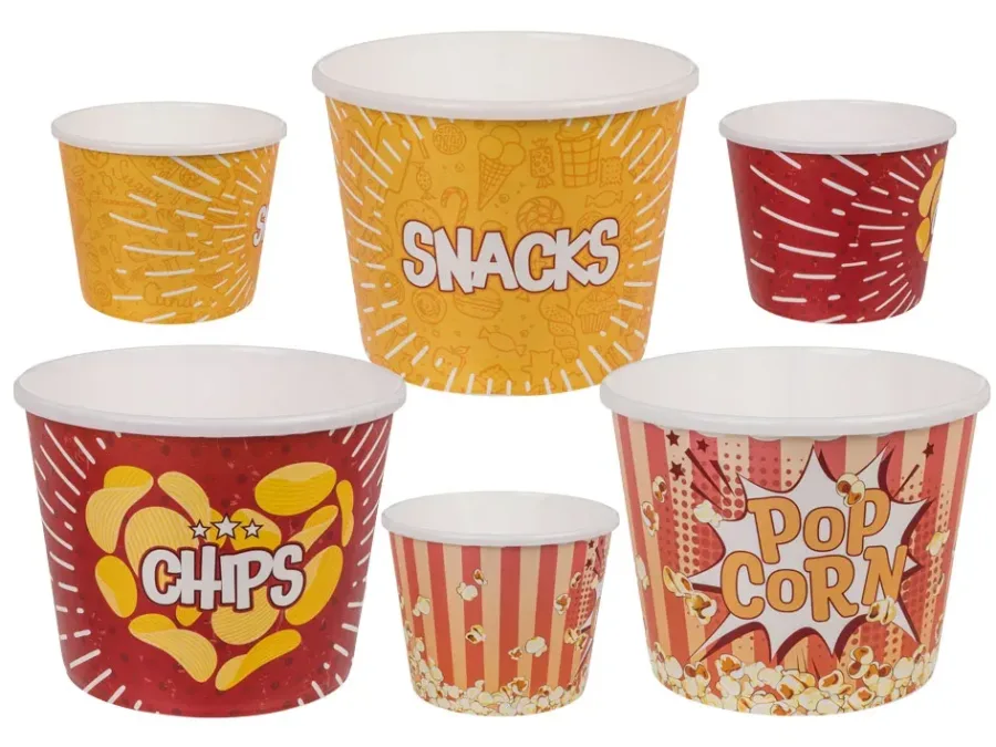 Snackbucket set van 3 bij GrappigSpul