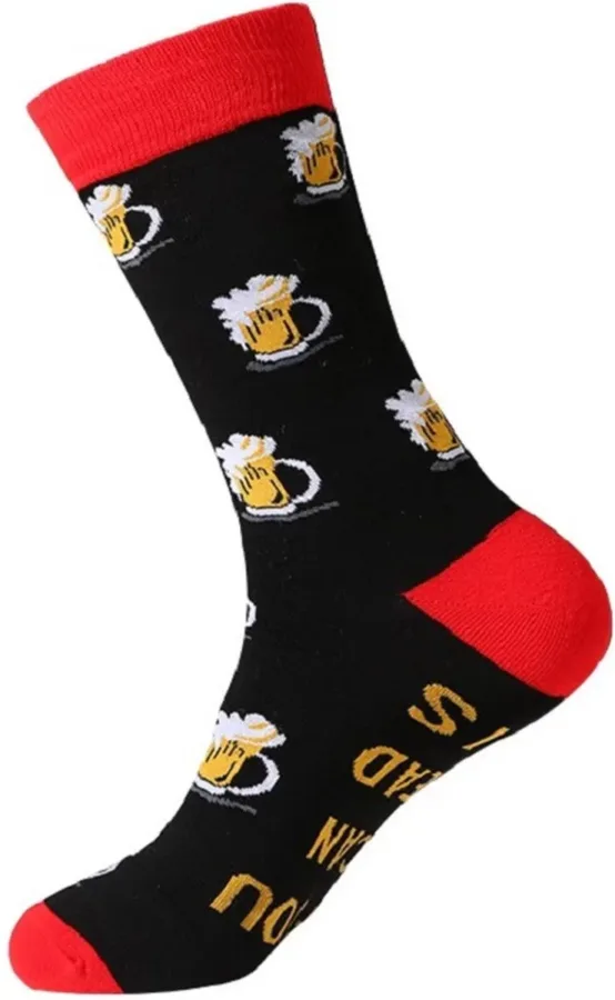 Funny sokken Bier mt 38-45 bij GrappigSpul