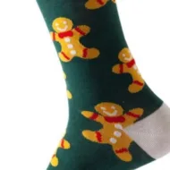 Funny Sokken Kerst Peperkoekje mt 38-45 bij GrappigSpul