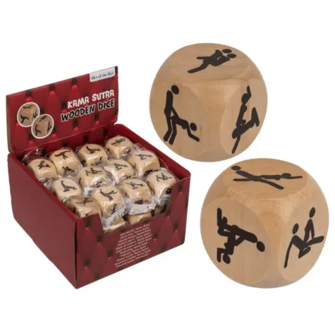 Kamasutra Dobbelsteen Hout bij GrappigSpul