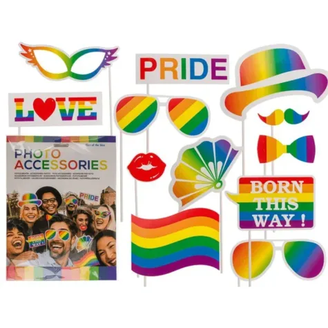 Foto Prop Setje Regenboog Set van 12 bij GrappigSpul