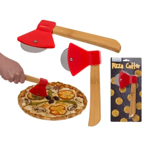 Pizza snijder Bijl bij GrappigSpul