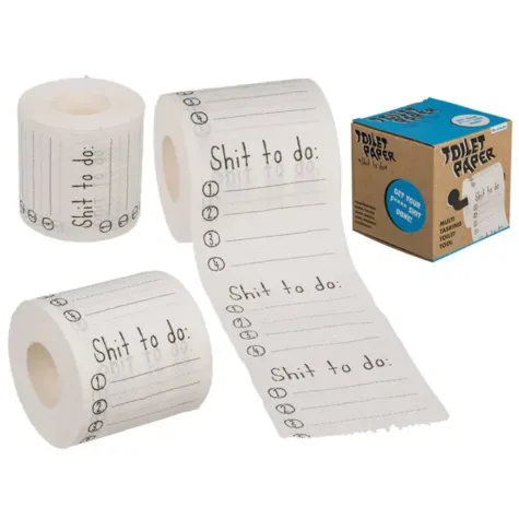 WC papier Shit To Do bij GrappigSpul