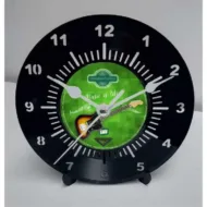Vintage - Desktop Klok - Vinyl - Guitar Gemaakt van een echte plaat bij GrappigSpul