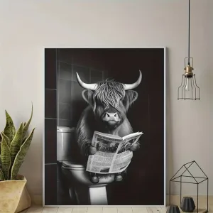 poster Highland Cow 30 x 40 cm bij GrappigSpul