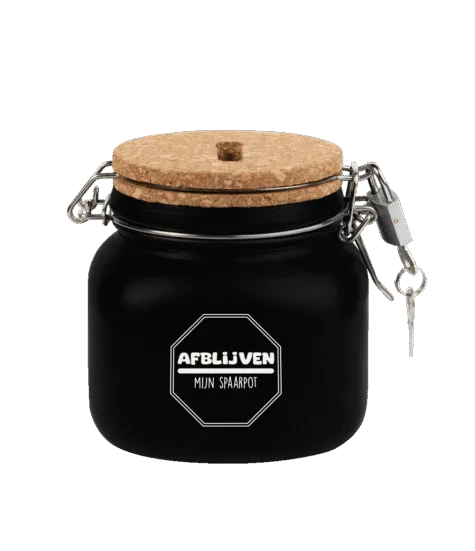 Luxe Spaarpot - Afblijven bij GrappigSpul