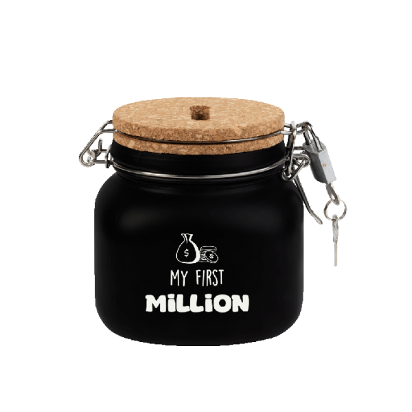 Luxe Spaarpot - My first million bij GrappigSpul