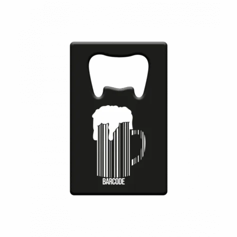 Metal beer opener - Barcode bij GrappigSpul