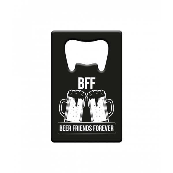 Metal beer opener - BFF bij GrappigSpul