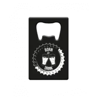 Metal beer opener - Born to drink bij GrappigSpul