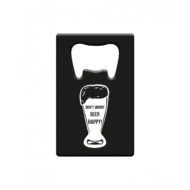 Metal beer opener - Don't worry beer happy bij GrappigSpul