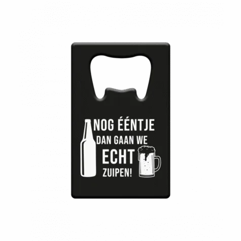 Metal beer opener - Nog ééntje dan gaan we echt zuipen bij GrappigSpul