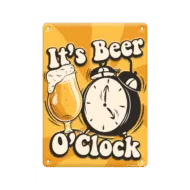 Metal signs - Beer o'clock bij GrappigSpul
