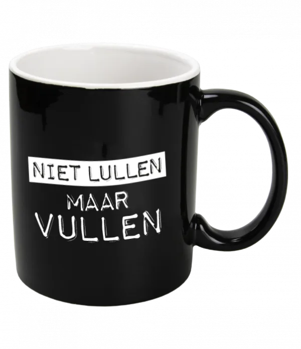 Mok niet lullen maar vullen at GrappigSpul