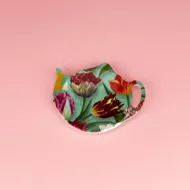 Theezakjeshouder Pretty Tulips groen bij GrappigSpul