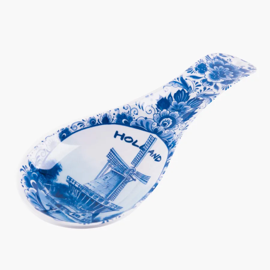 Lepelhouder melamine Holland Delftsblauw bij GrappigSpul